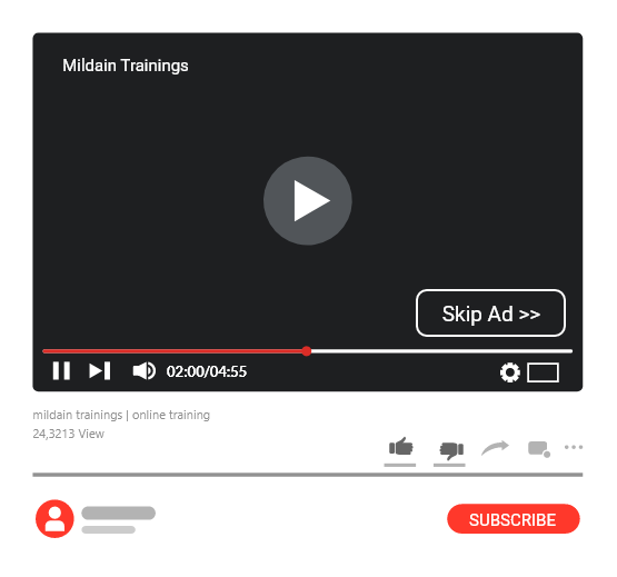 YouTube Advertising Services by Mildain Digital Agency